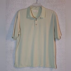 MEN'S Jamaica Jaxx Lime Green And White Polo Shirt Size XL